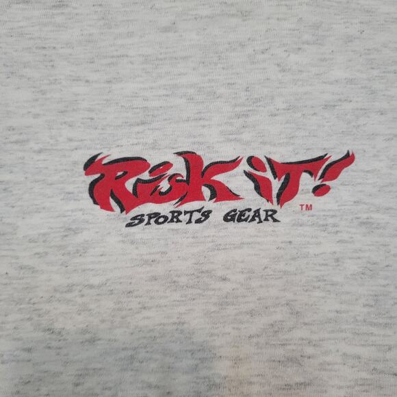 VTG 90s Rek-It "No Rules" T-Shirt Mens Small Single Stitch - Picture 4 of 13